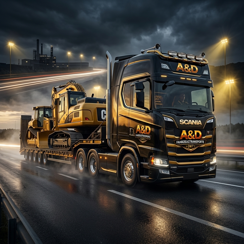 Wir transportieren kompakte Baumaschinen, Kommunaltechnik und Spezialfahrzeuge für Betriebe, Vermieter und Projekteinsätze. Saubere Sicherung, belastbare Rampe und praxisnahe Abwicklung inklusive.