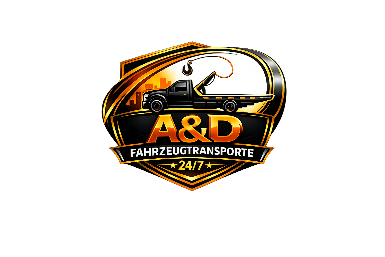A&D Fahrzeugtransporte Logo